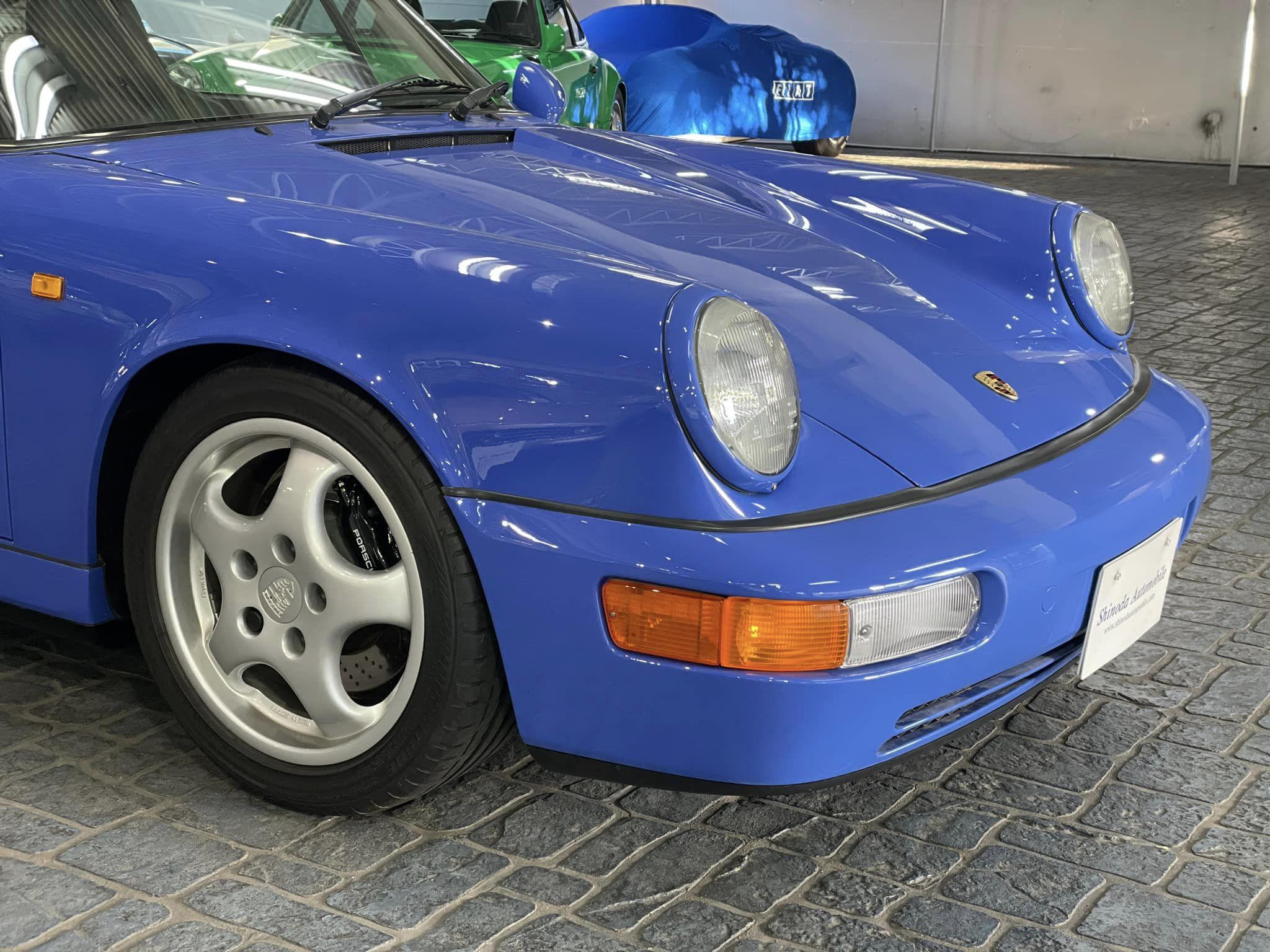 超美品☆ポルシェ 91年964 純正ステアリング黒